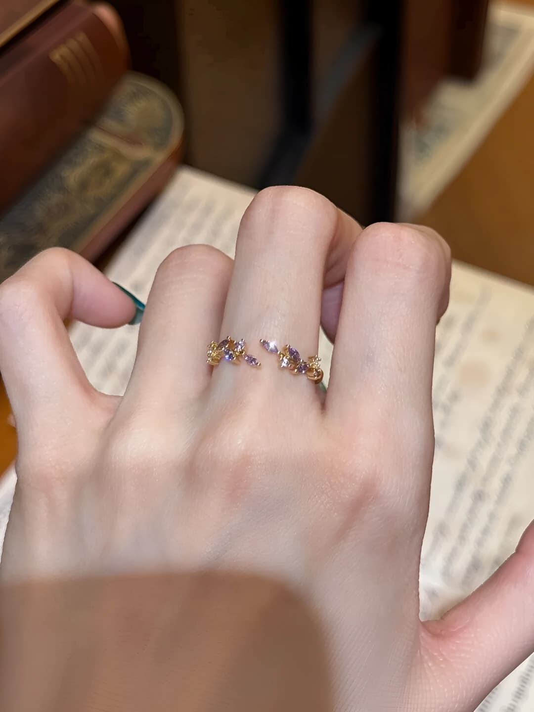 Ring - Gold - Purple