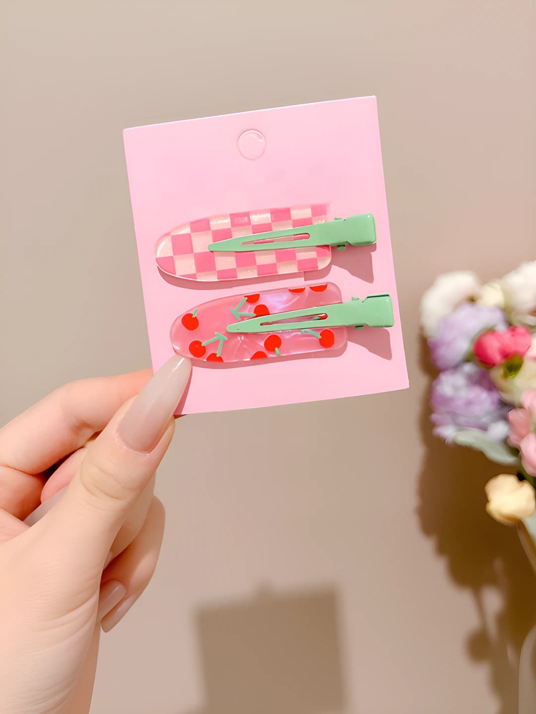 Cherry yogurt, 2 pcs, 6 cm