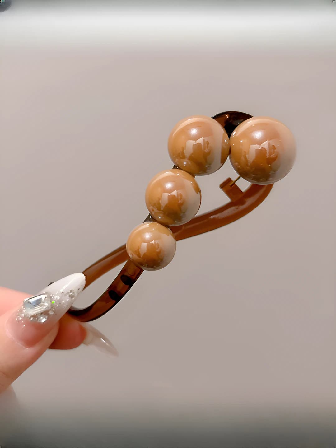 Light coffee twist clip