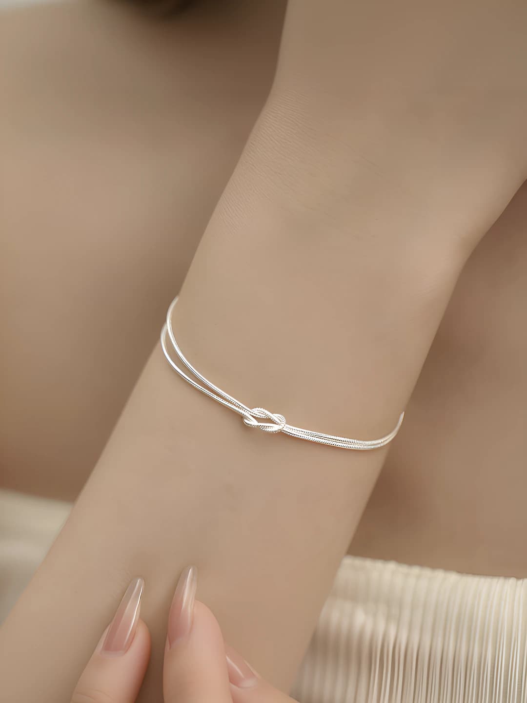 Silver white