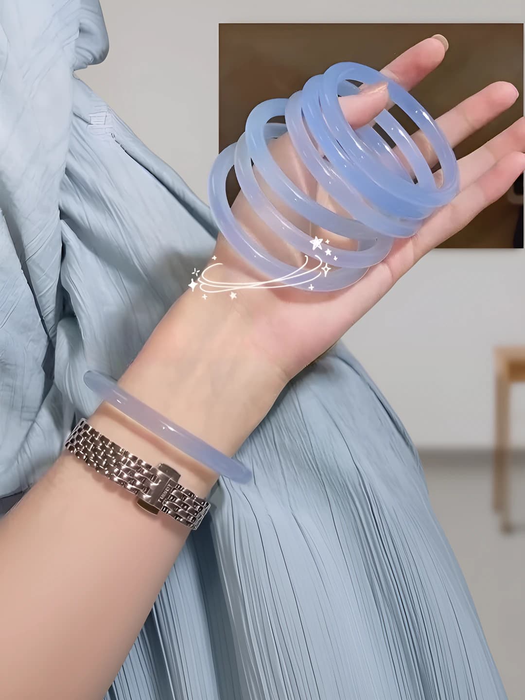 1 pc glacier blue