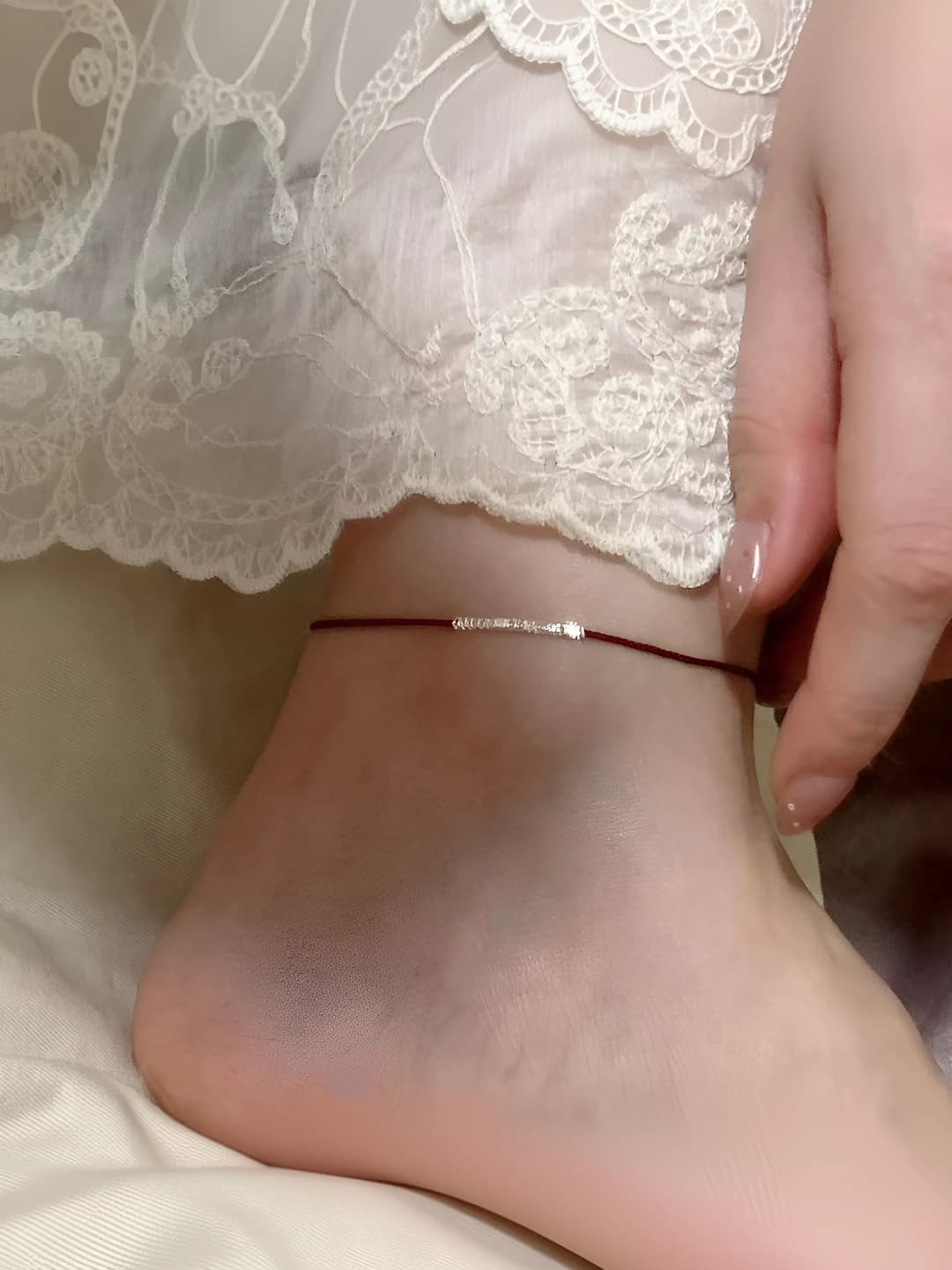 Red anklet