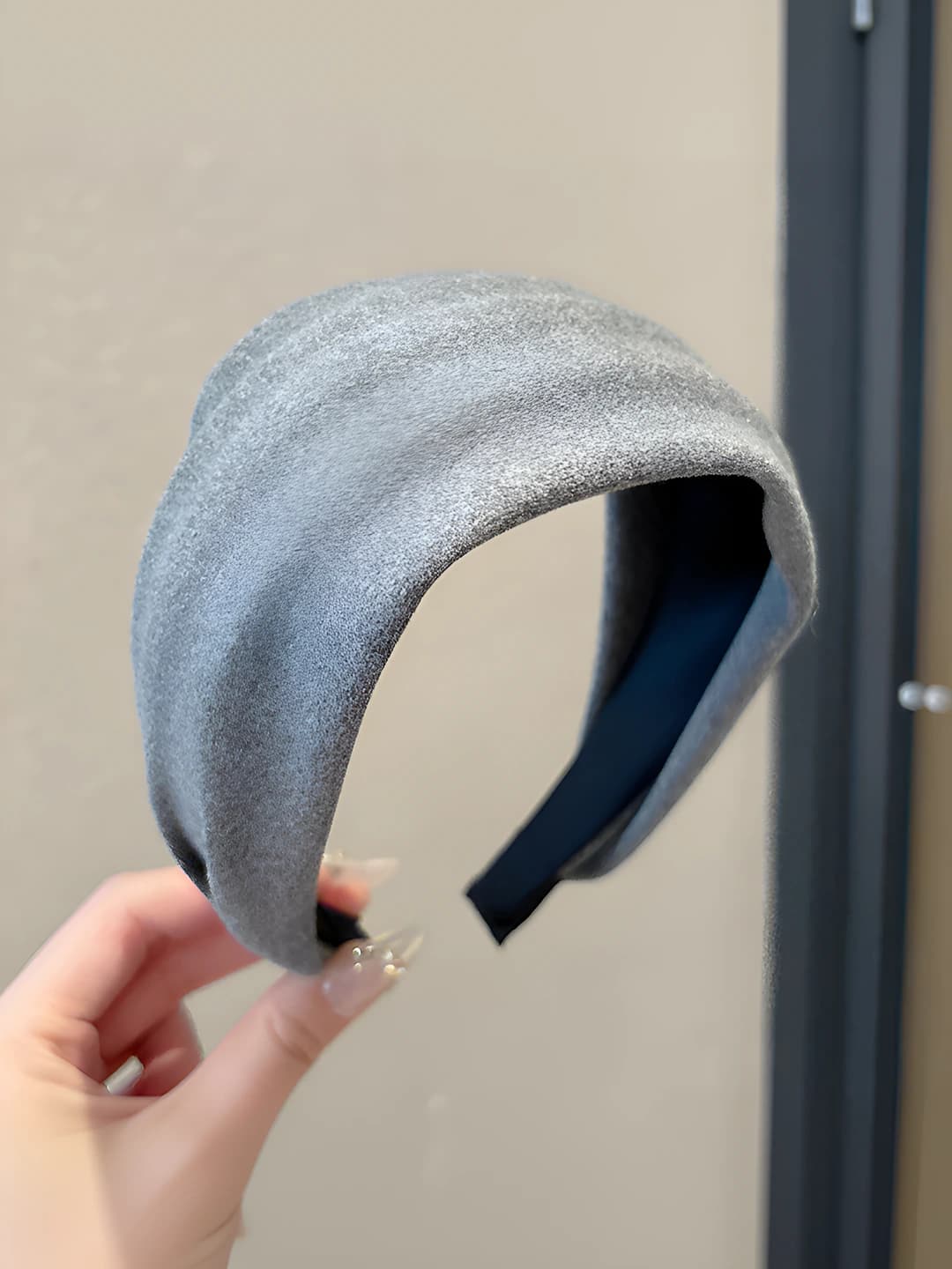 5# Grey wide headband