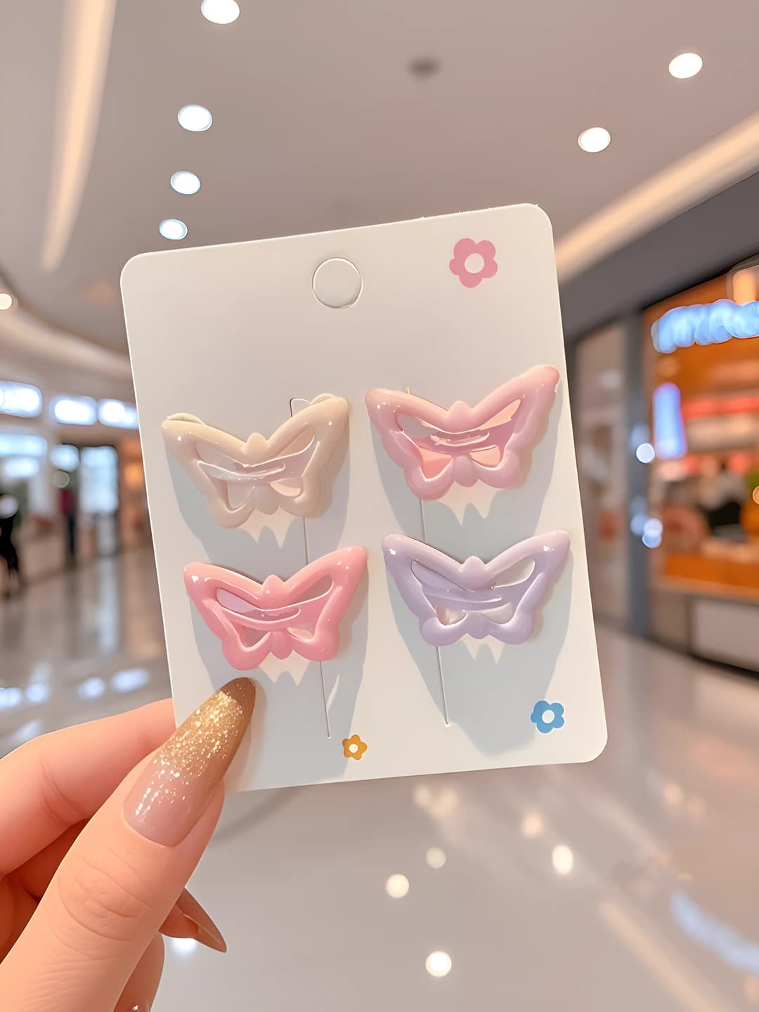 8# Pink-purple, 4 pcs, ~3 cm