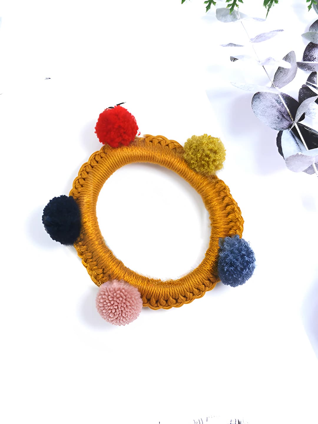 Yellow hair tie
