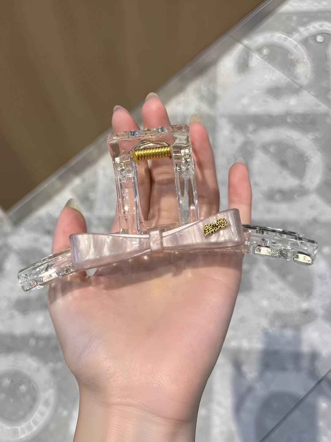 Clear clip 13 cm