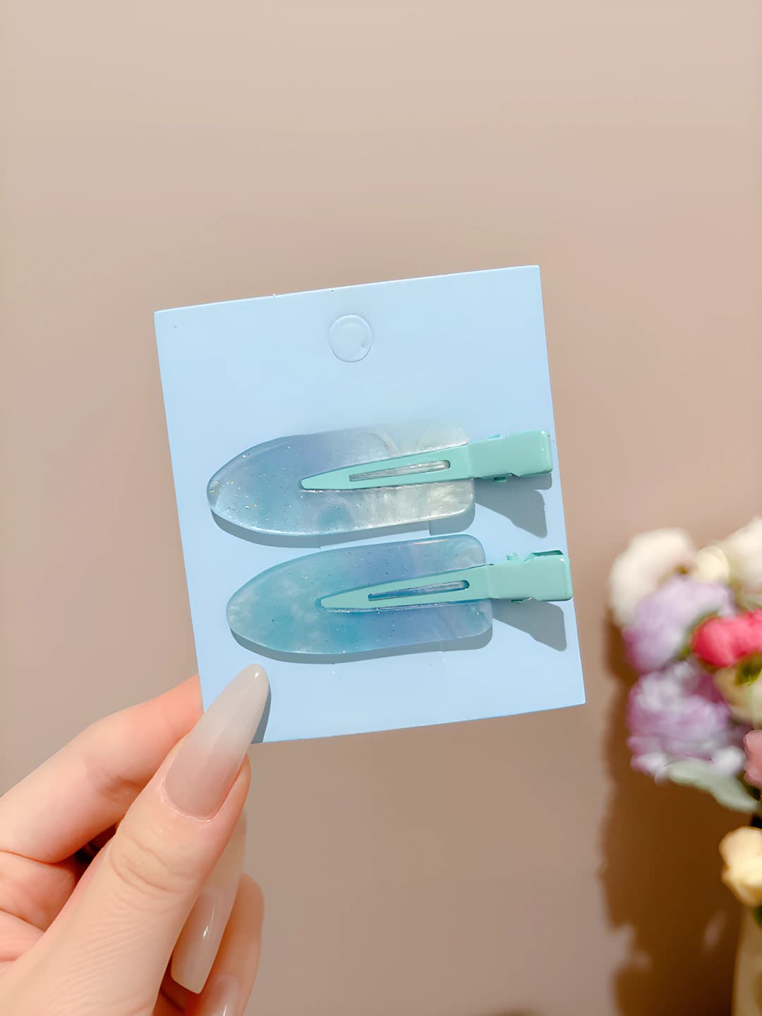 4# Sky blue 2 pcs - 6.5 cm