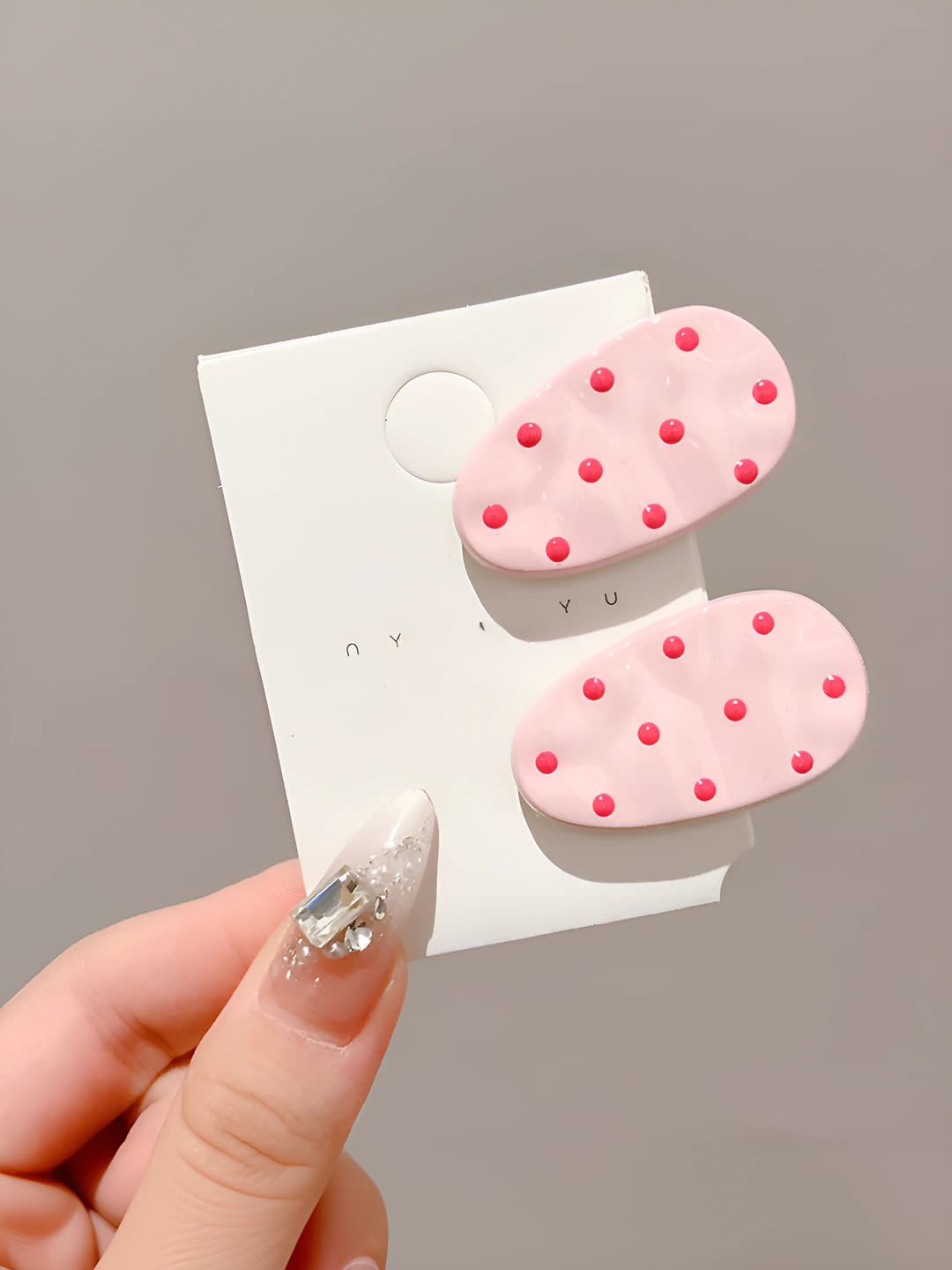 [Pink] 2 pcs 4 cm