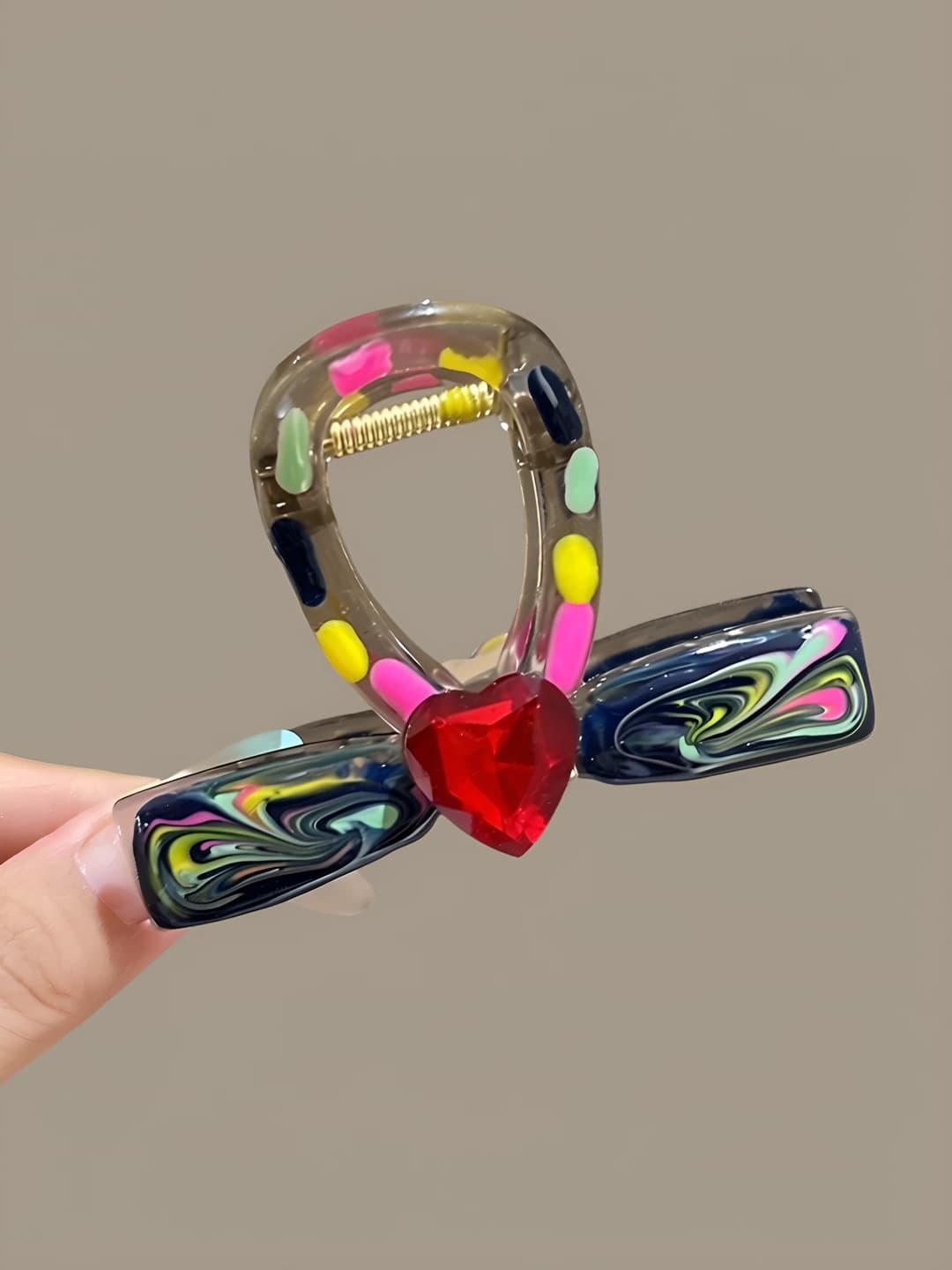 Rang-barang yurak qisqich ~8 sm