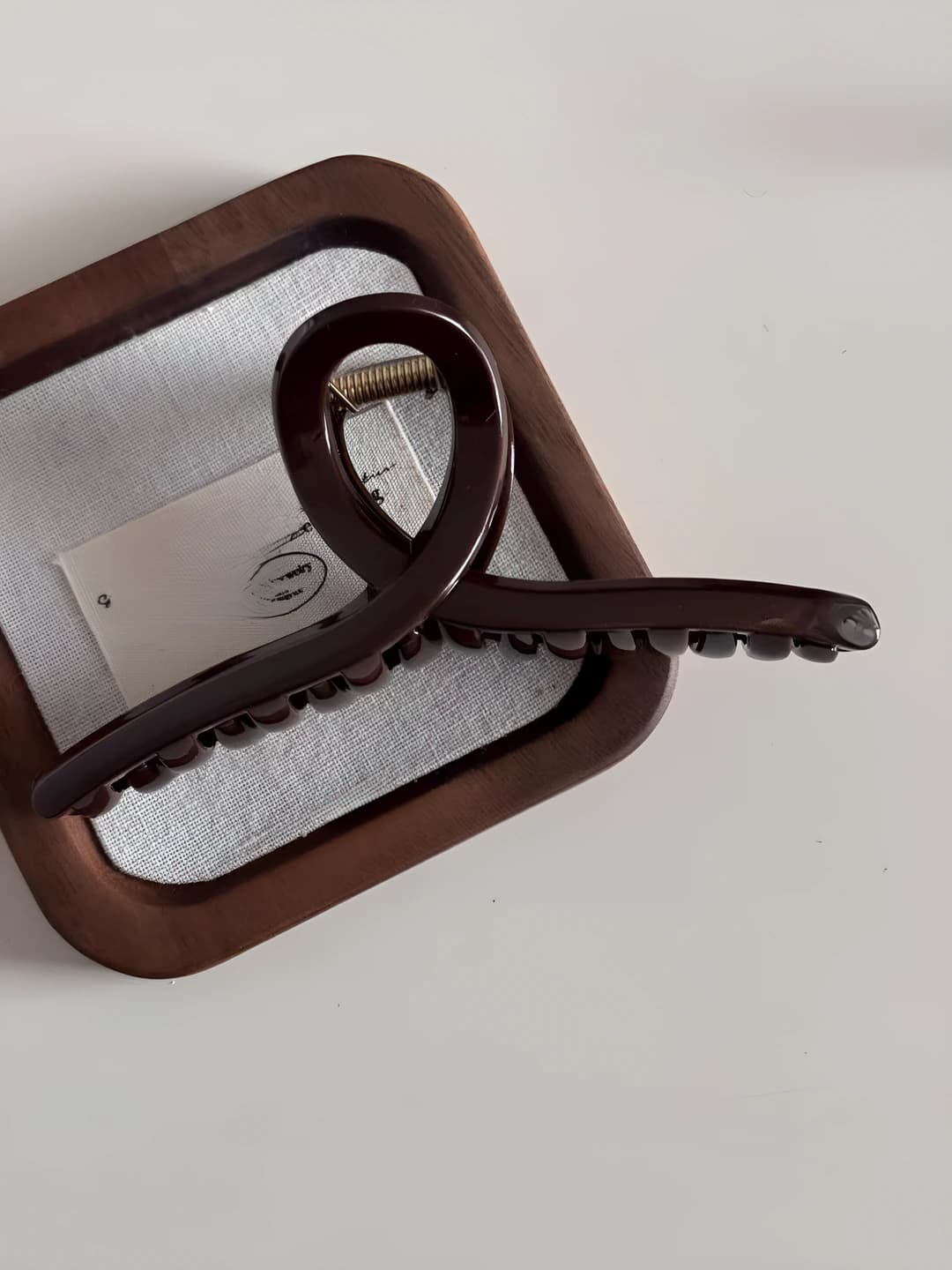 6# Chocolate clip - cross ~12.5 cm