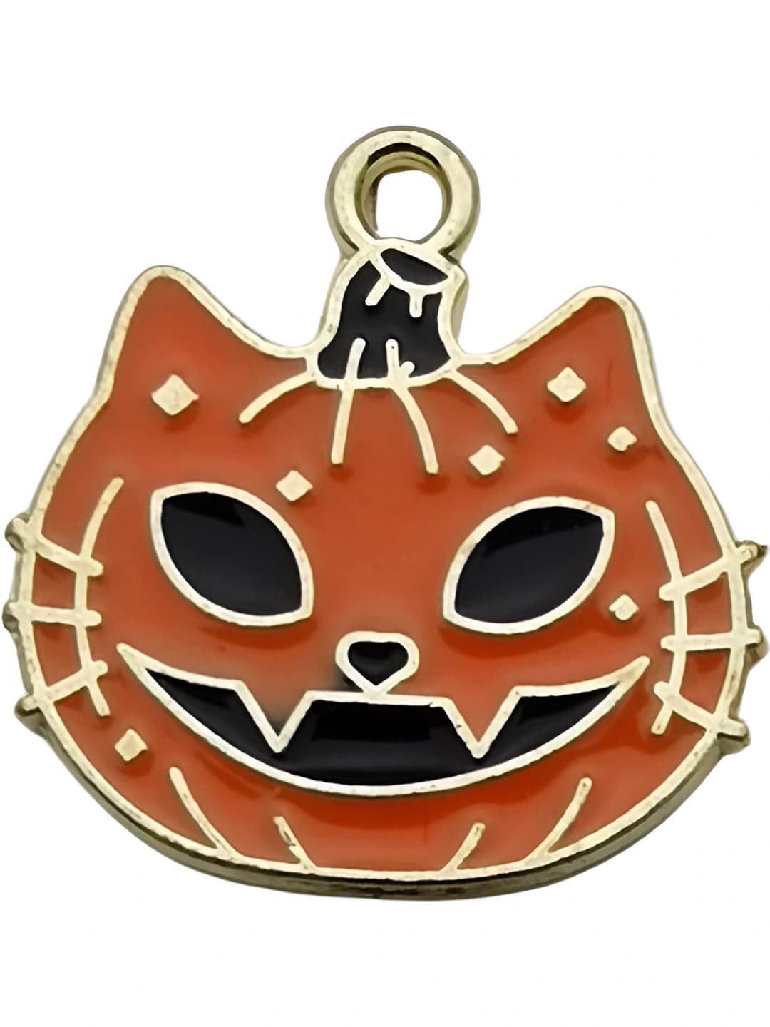 Orange cat, 20x20mm, 1.4g