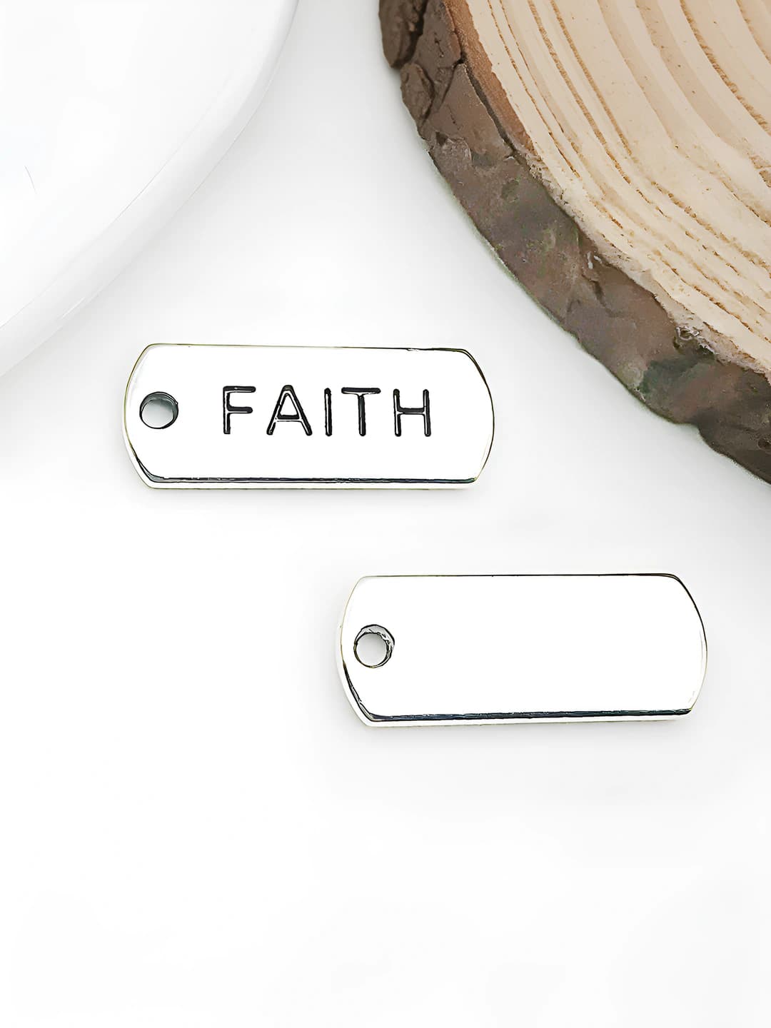 1 pc 'faith' letter 8x20mm-1.6g-10824