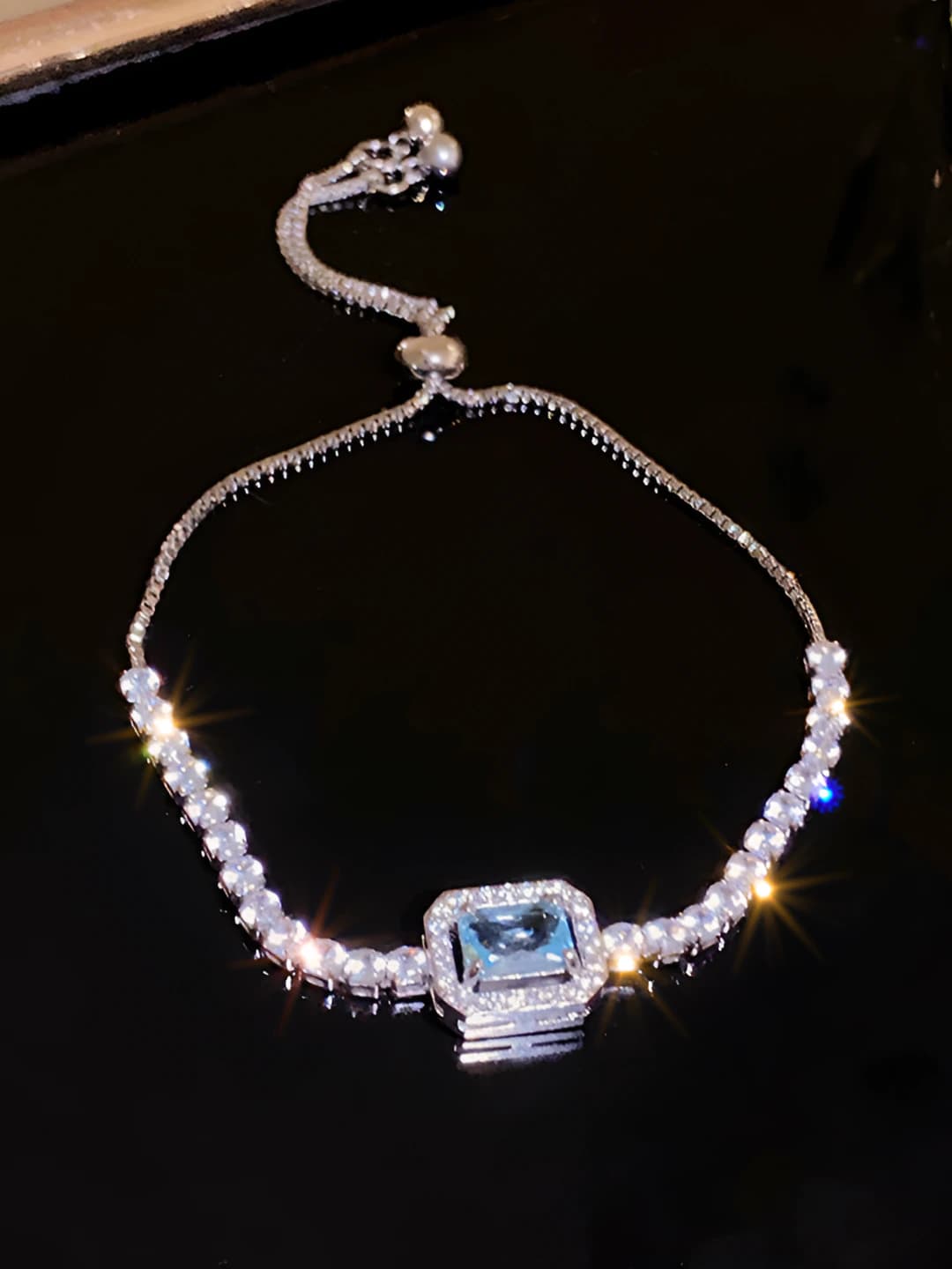 58# Bracelet - Silver - Blue