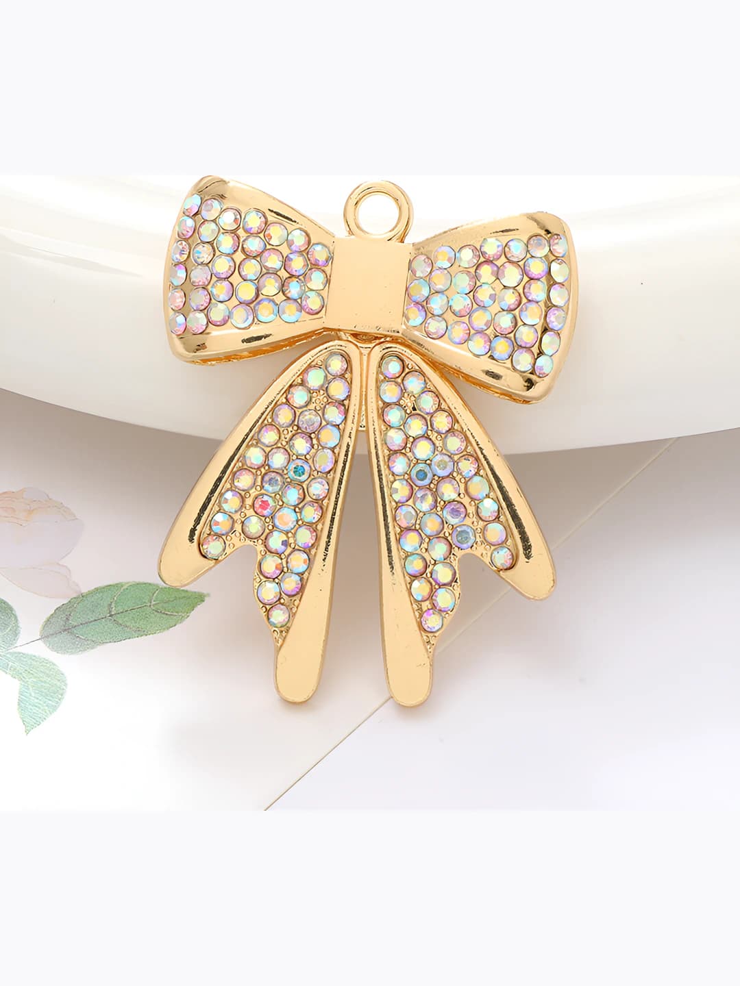 Diamond bow (gold AB)