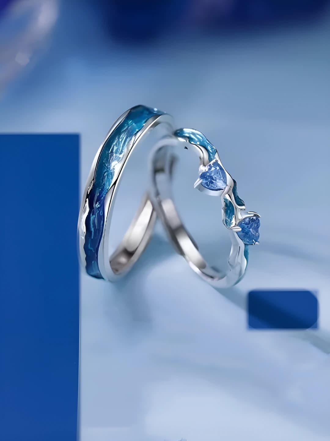 J349 Klein blue ring (Men's)
