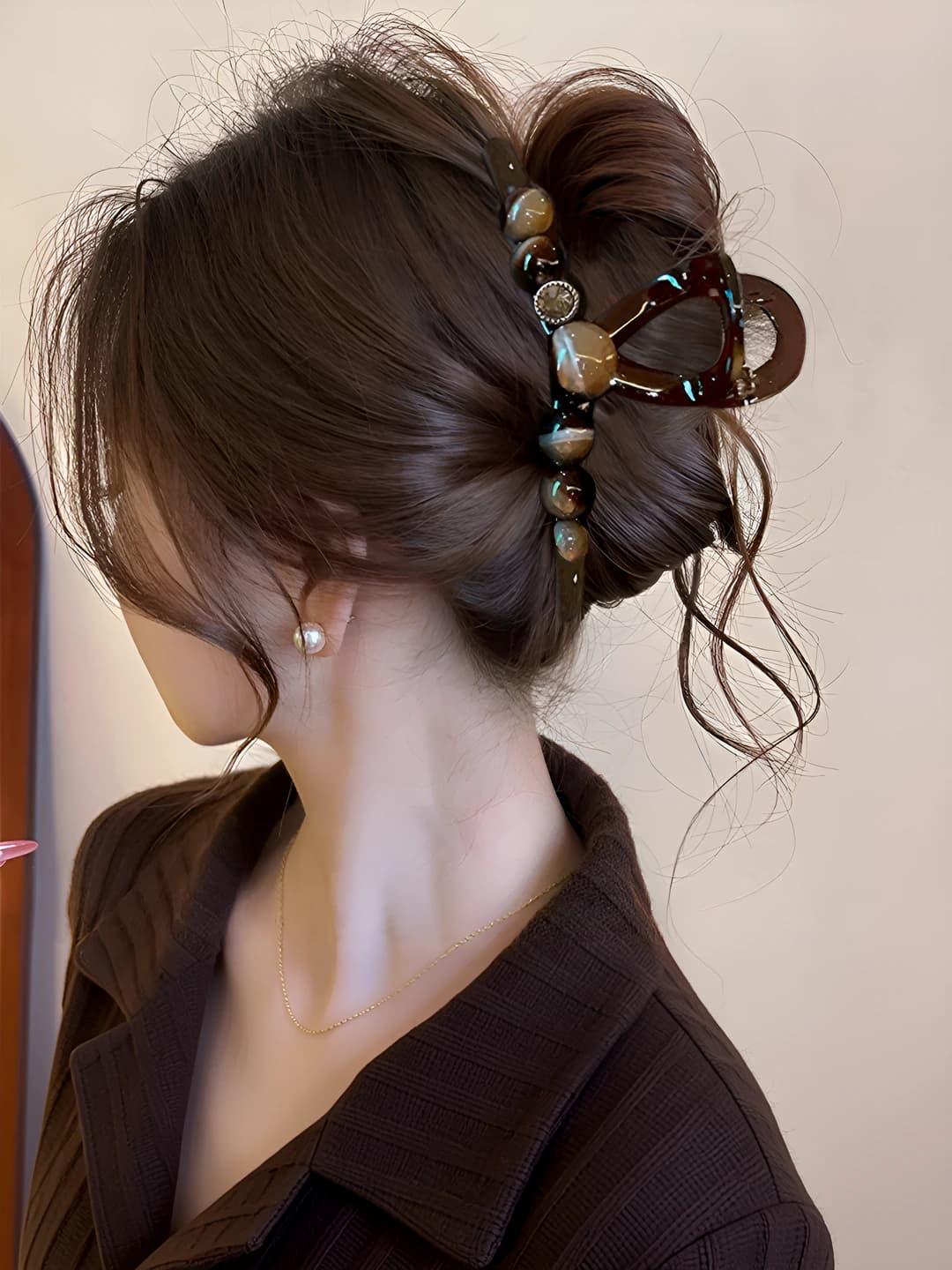 Premium Round Bead Clip, 13 cm