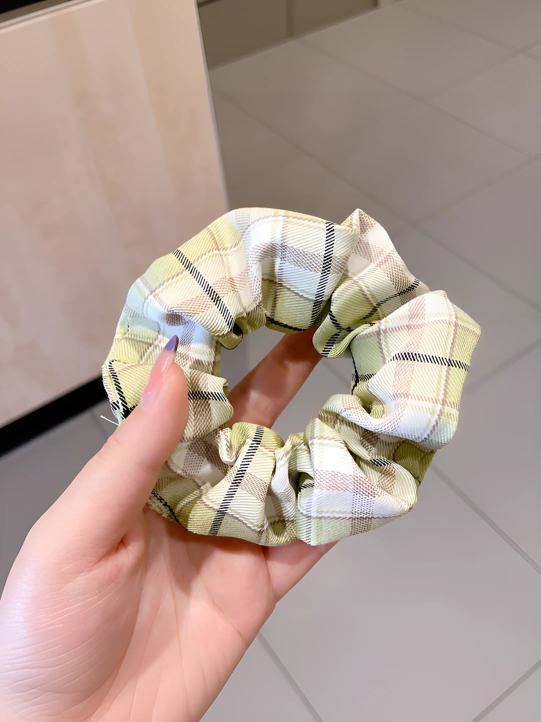 23# Light green plaid