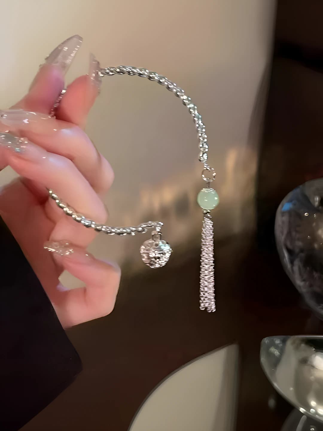 Tassel bell bracelet