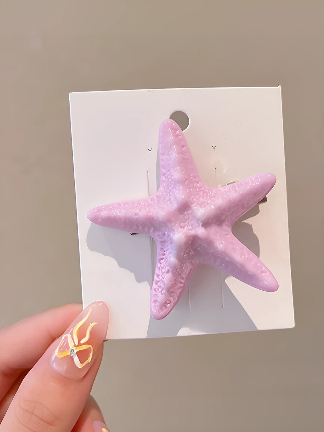 2# Starfish, purple, 5.5 cm