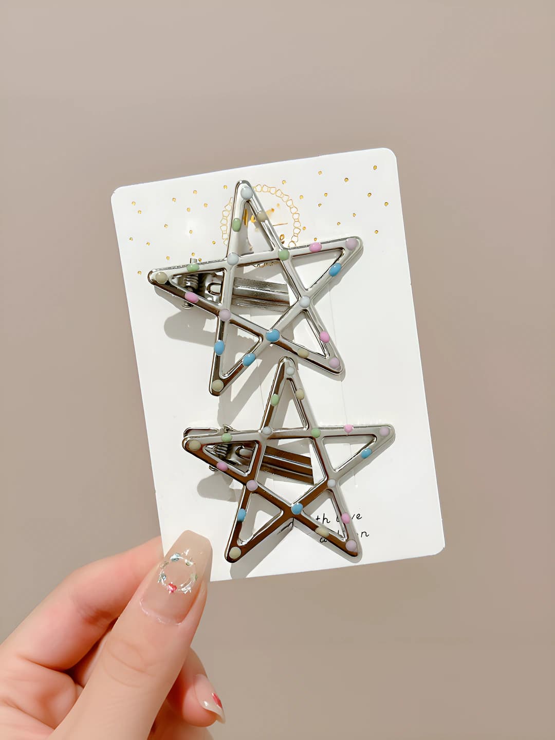 4# Cut-out star, 2 pcs