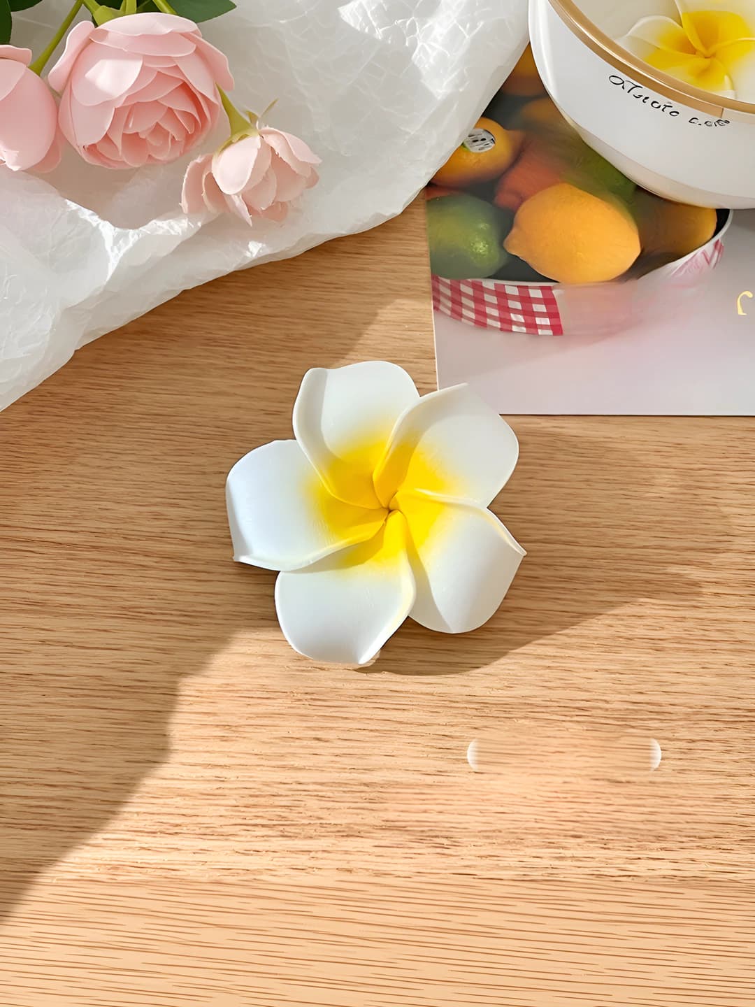 1# Plumeria clip - small 5.5 cm
