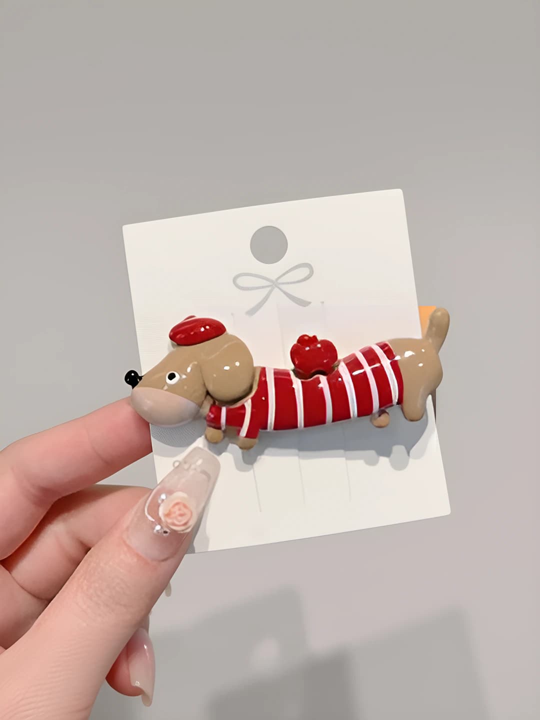 3# Красно-кофейный, 1 шт, ~4.5cm