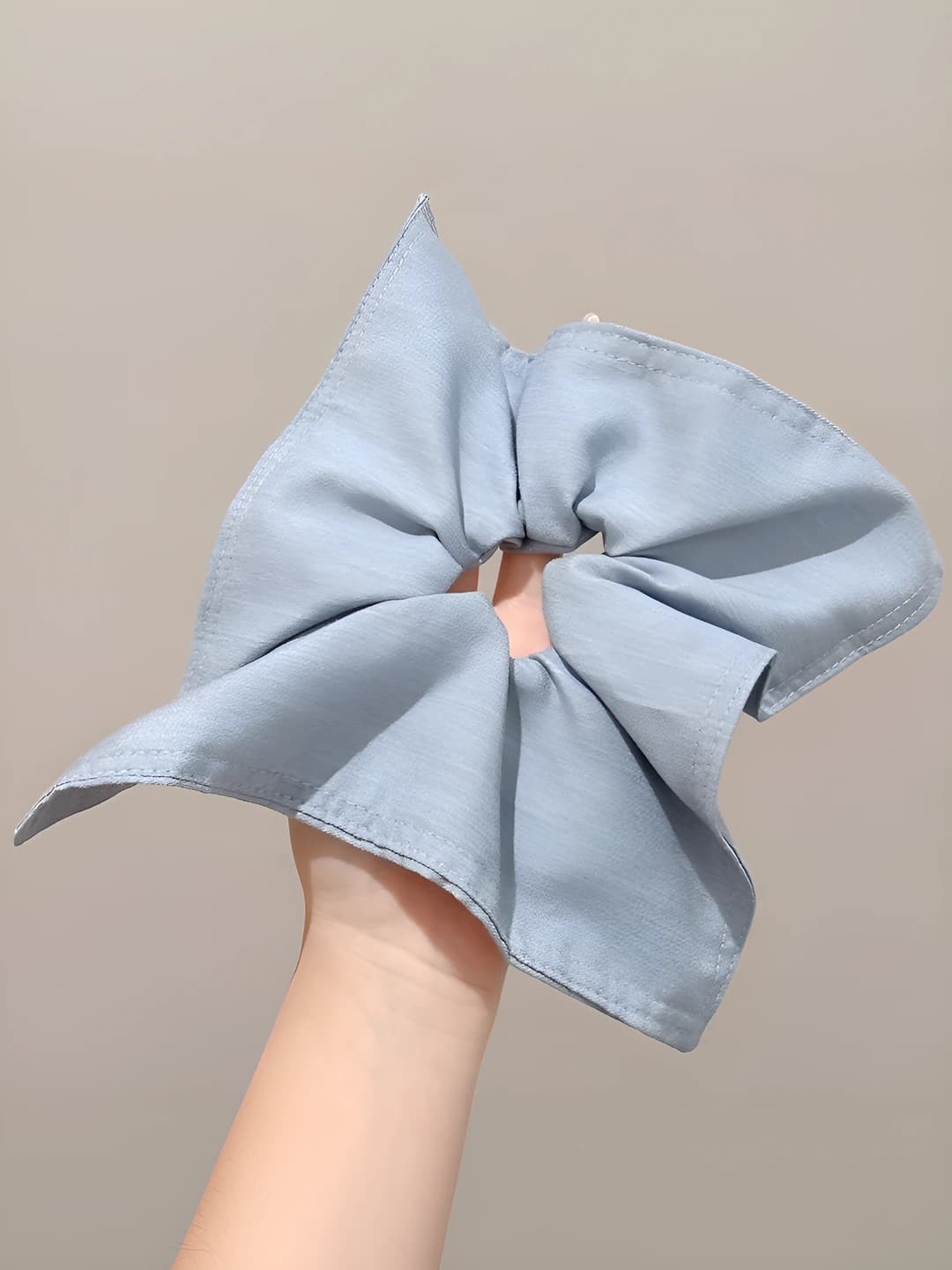 1# light blue square scarf