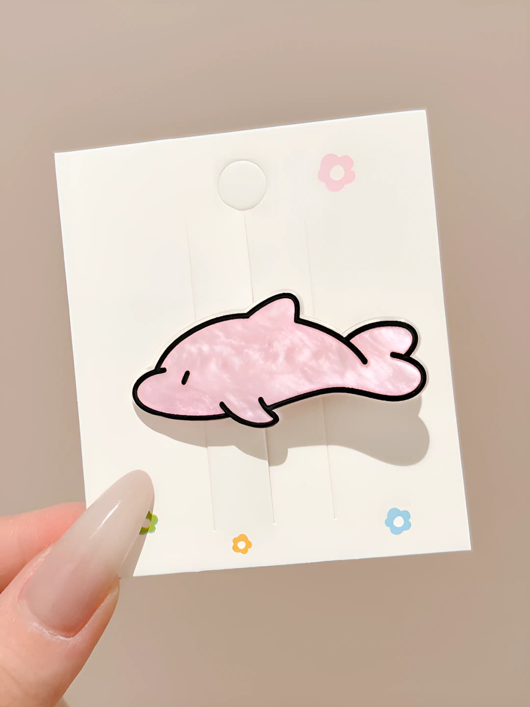 3# Розовый дельфин - ~5cm