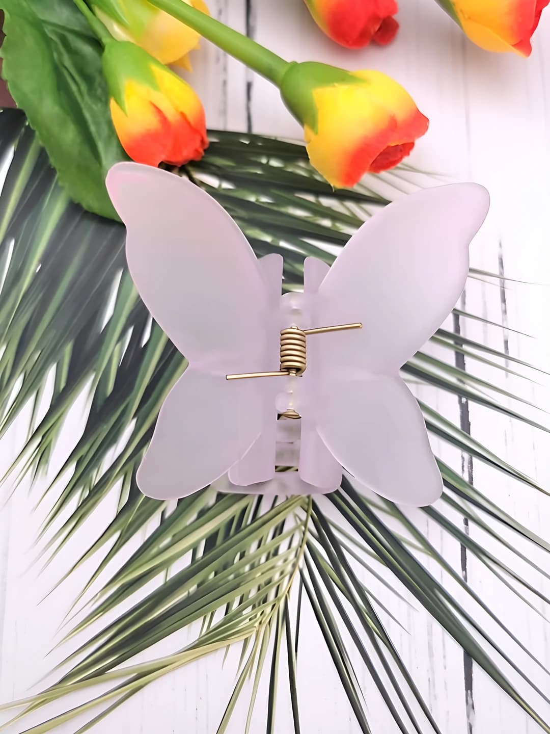 6CM светло-фиолетовый бабочка клипса