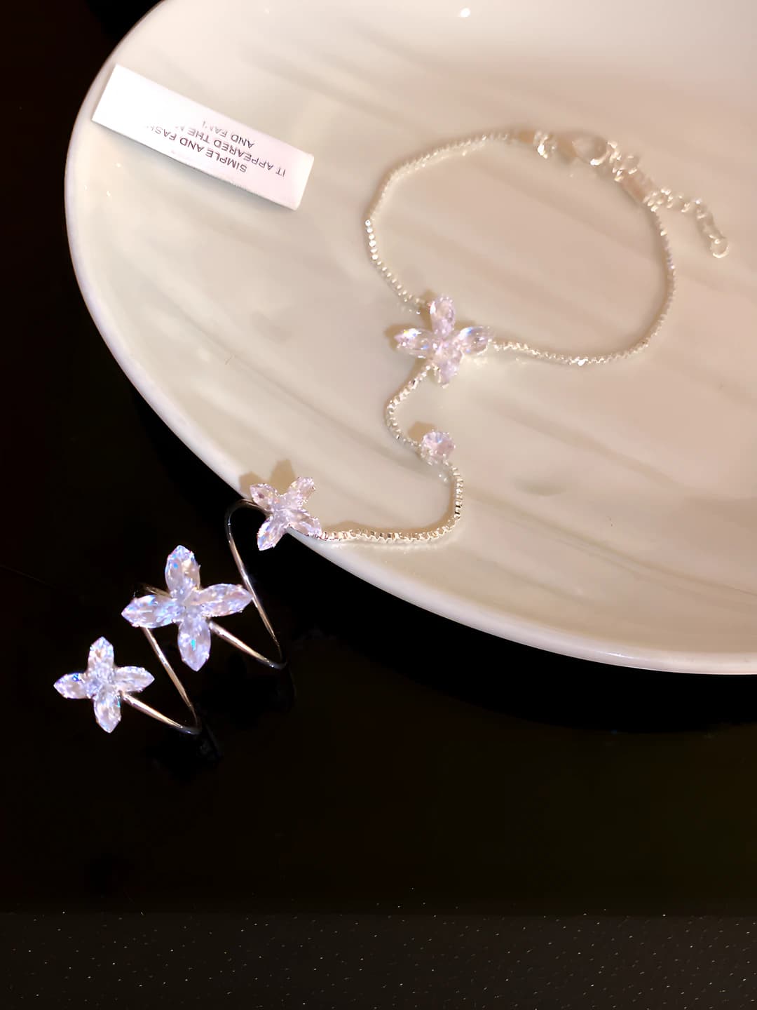 54# Bracelet - white silver