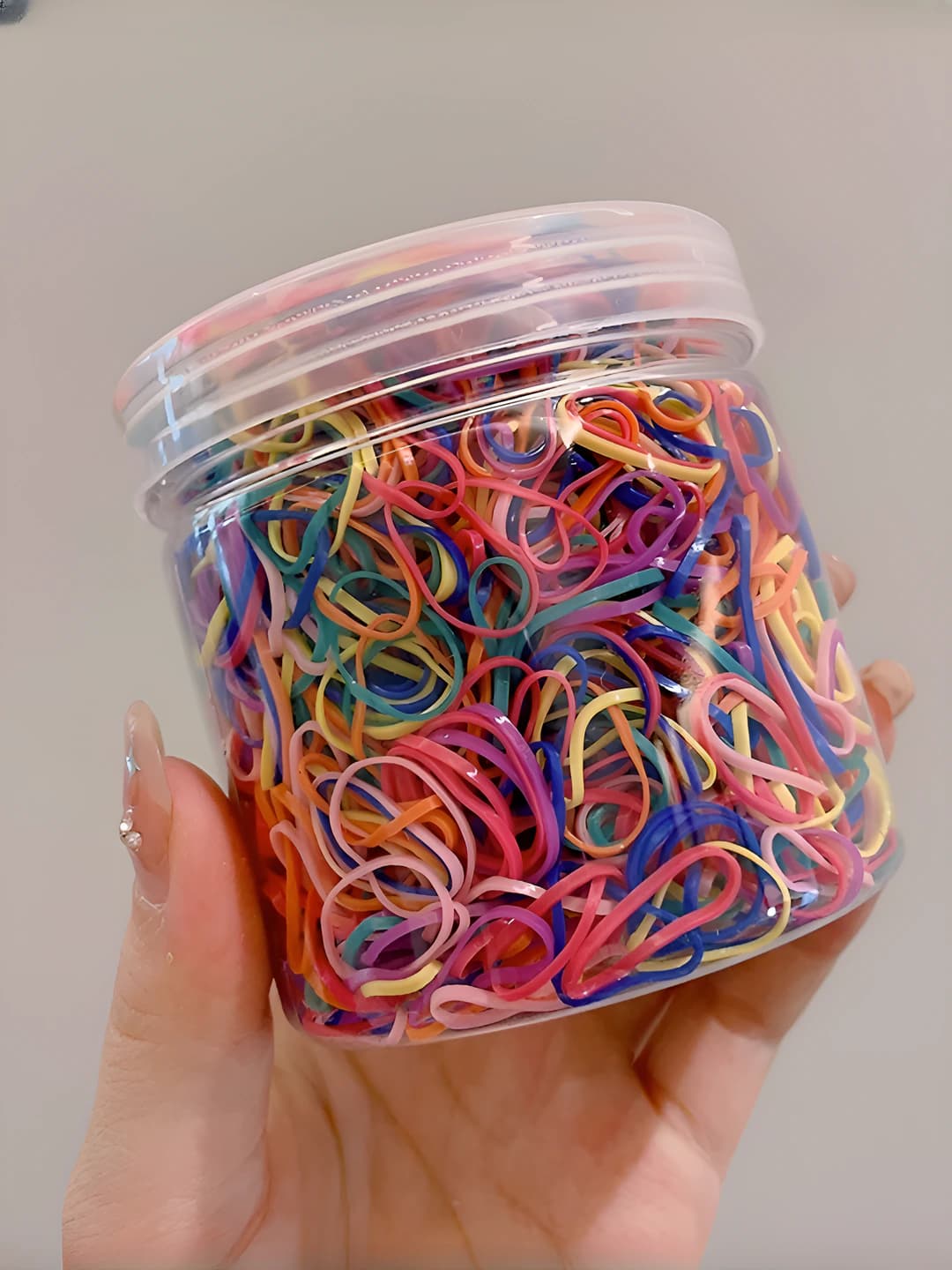 Mixed colours, small rings, ~2000 pcs