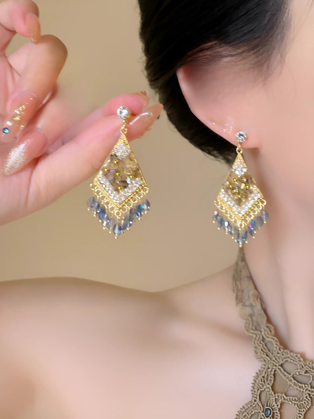 2# Серебряный штифт - Золотой - Синий
