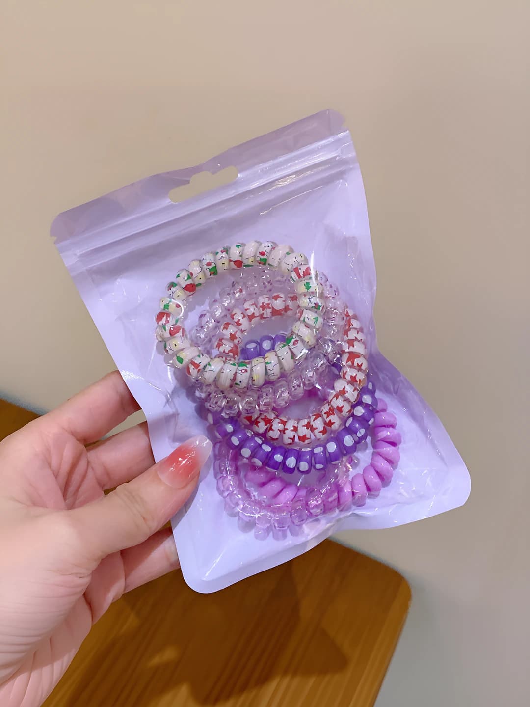 Purple 6-piece set (in bag as shown)