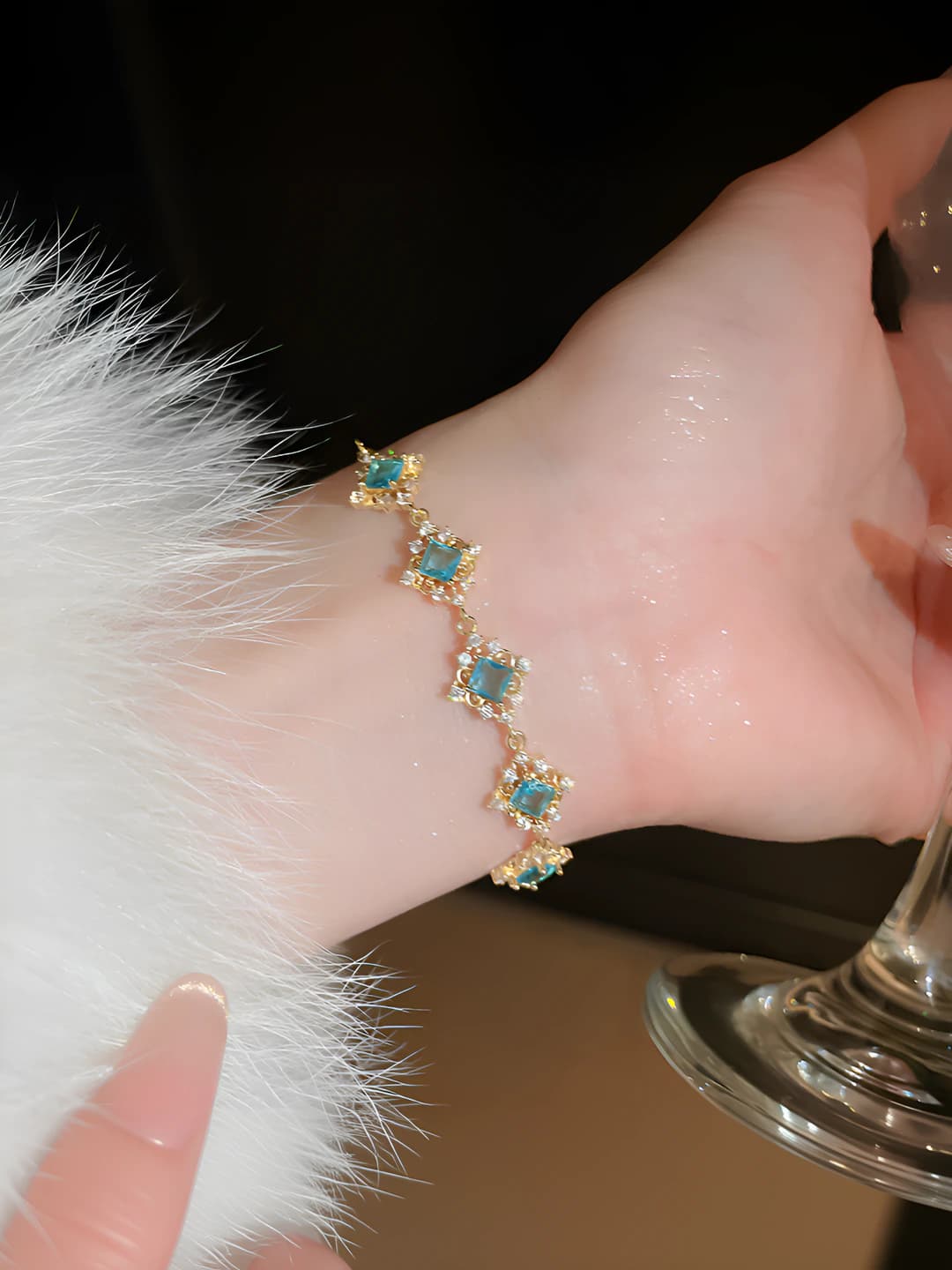42# bracelet - Gold - Blue