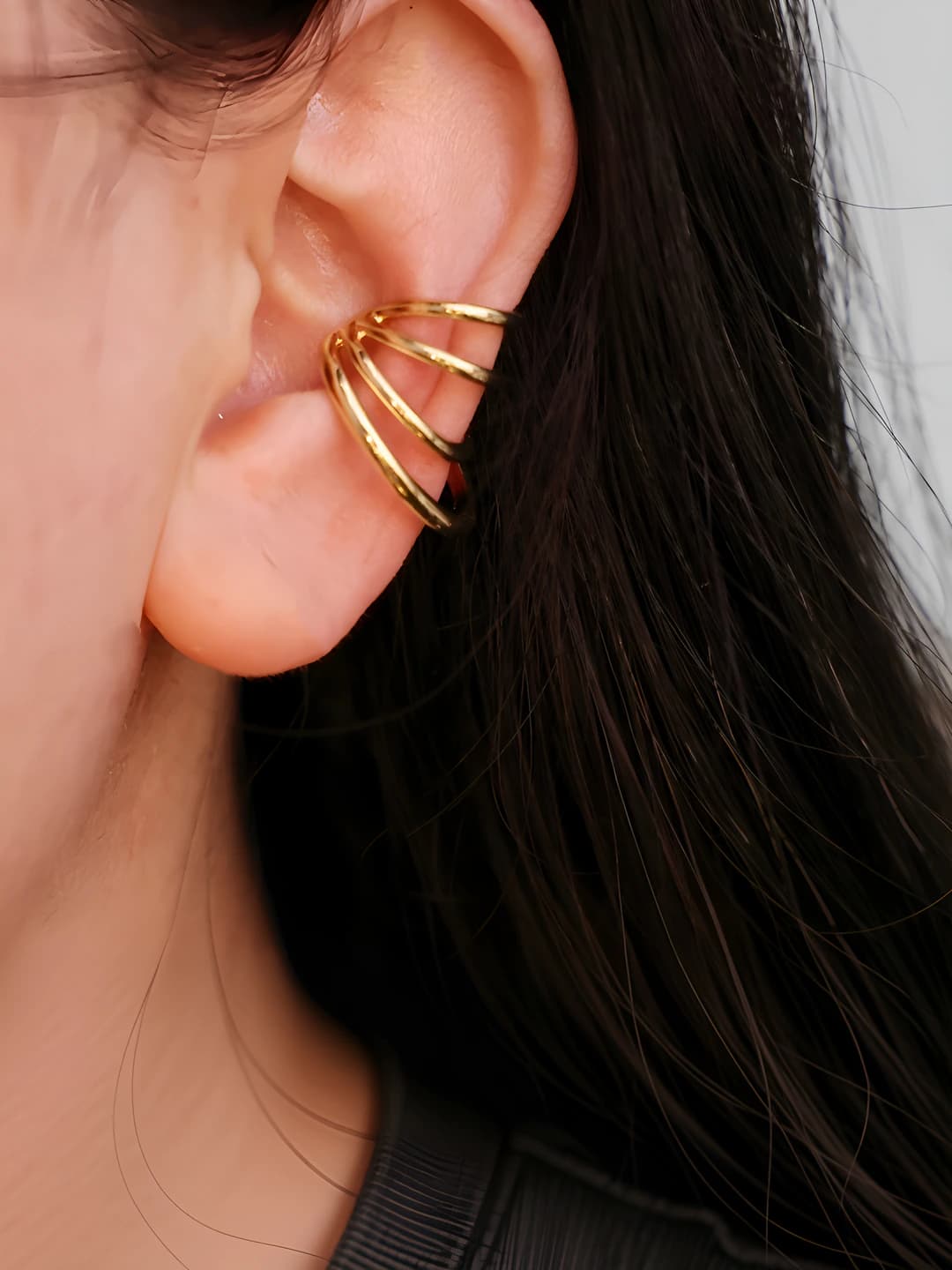 Multi-layer C-shape ear cuff, 1 pc