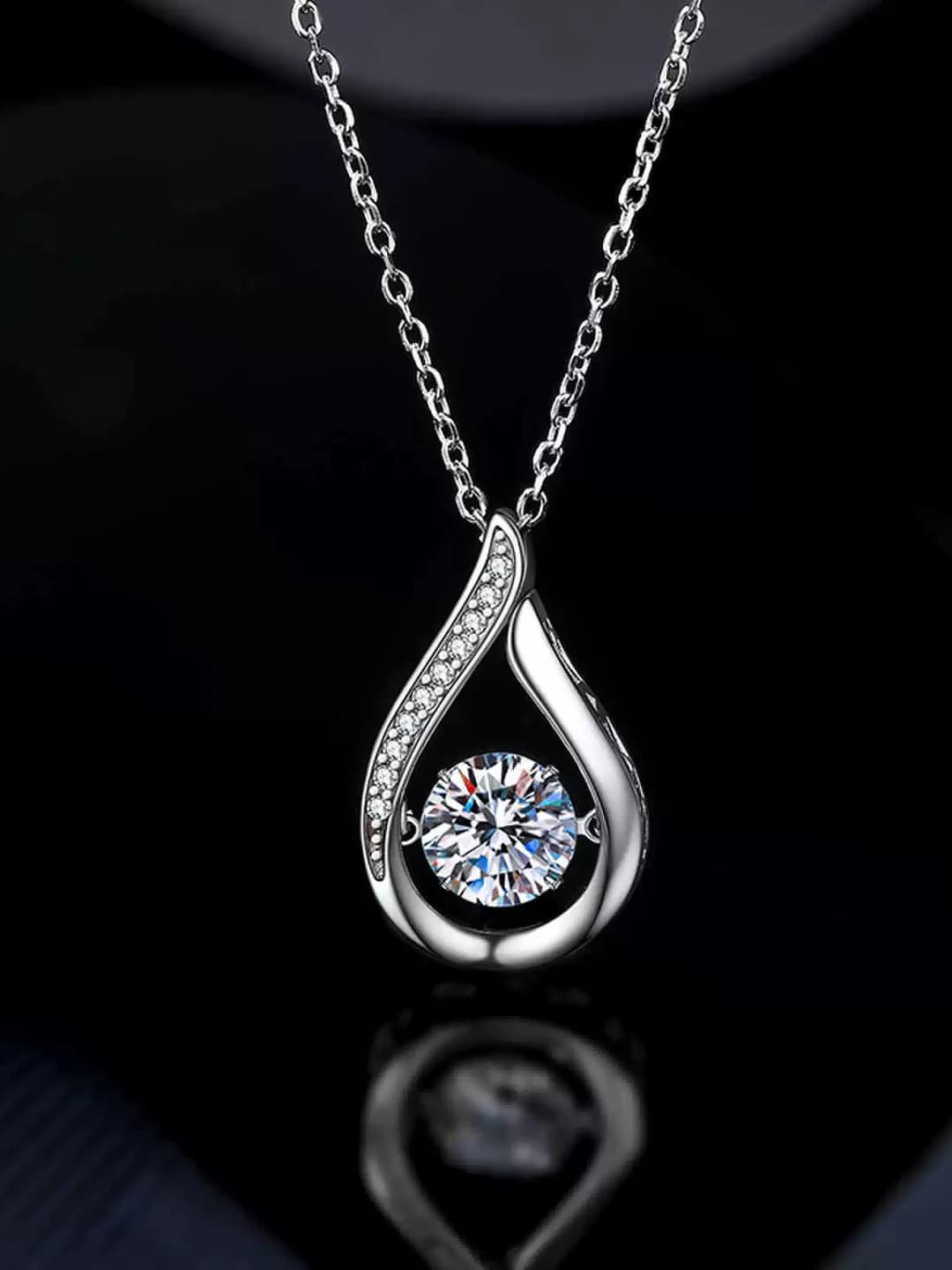 Silver-white, water drop