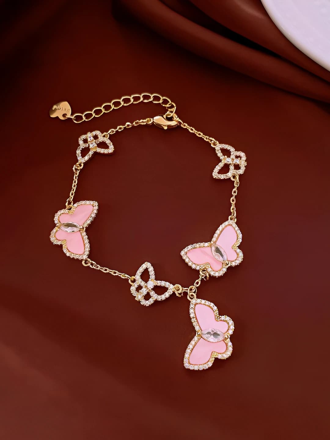 Bracelet - Gold - Pink