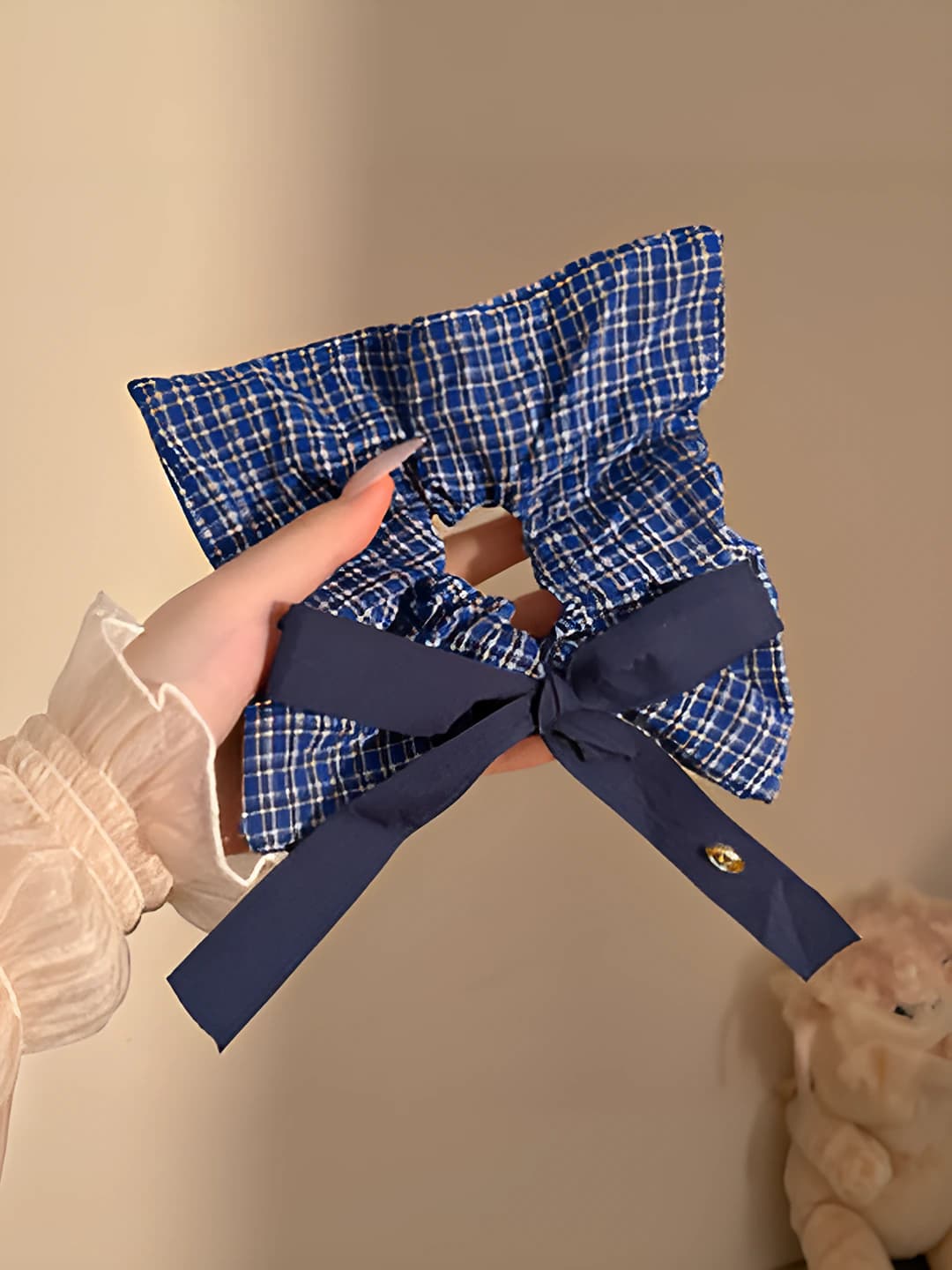 1# Blue plaid