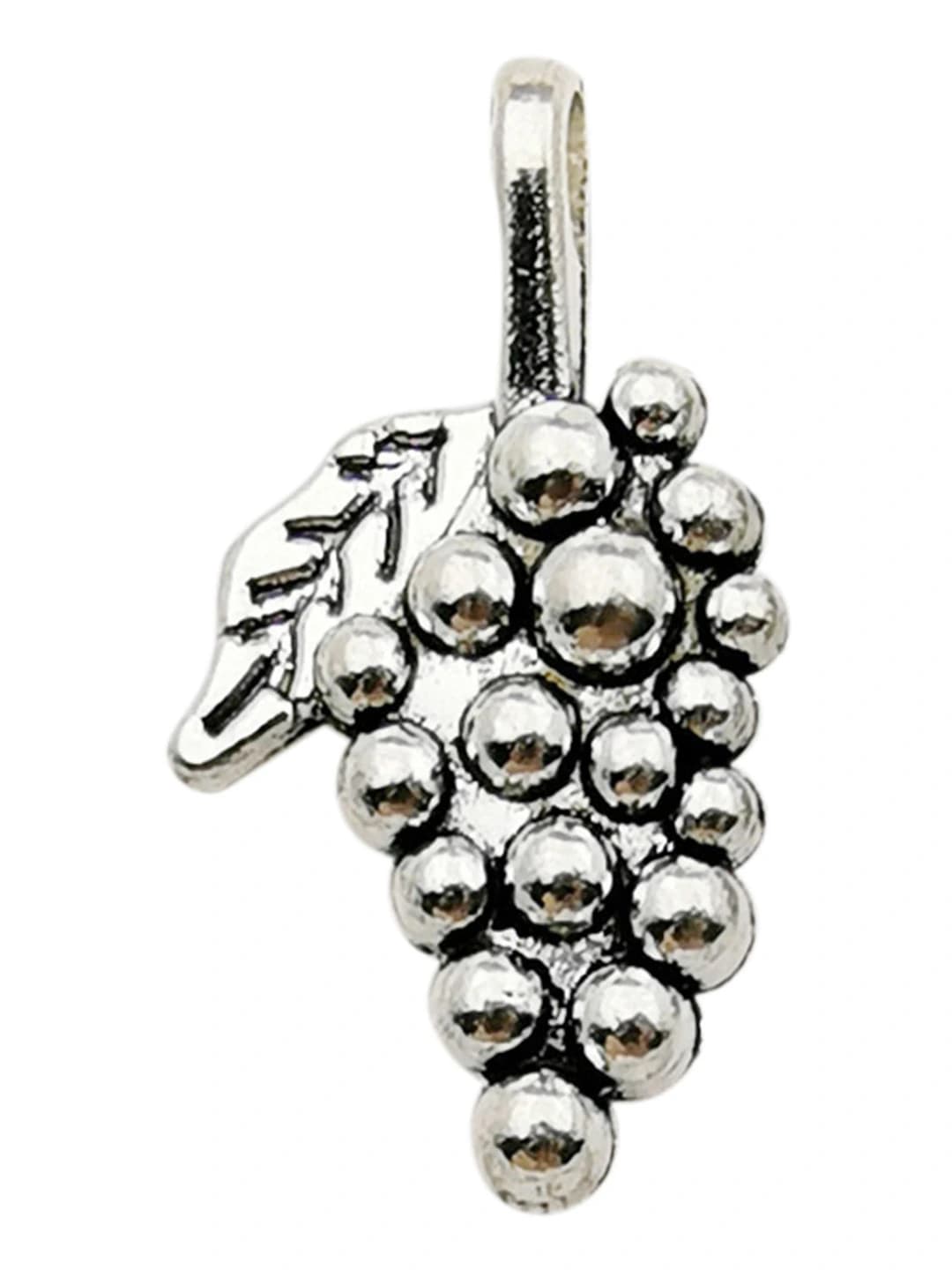 1 шт. старинное серебро фрукт 14x26mm-3.3g