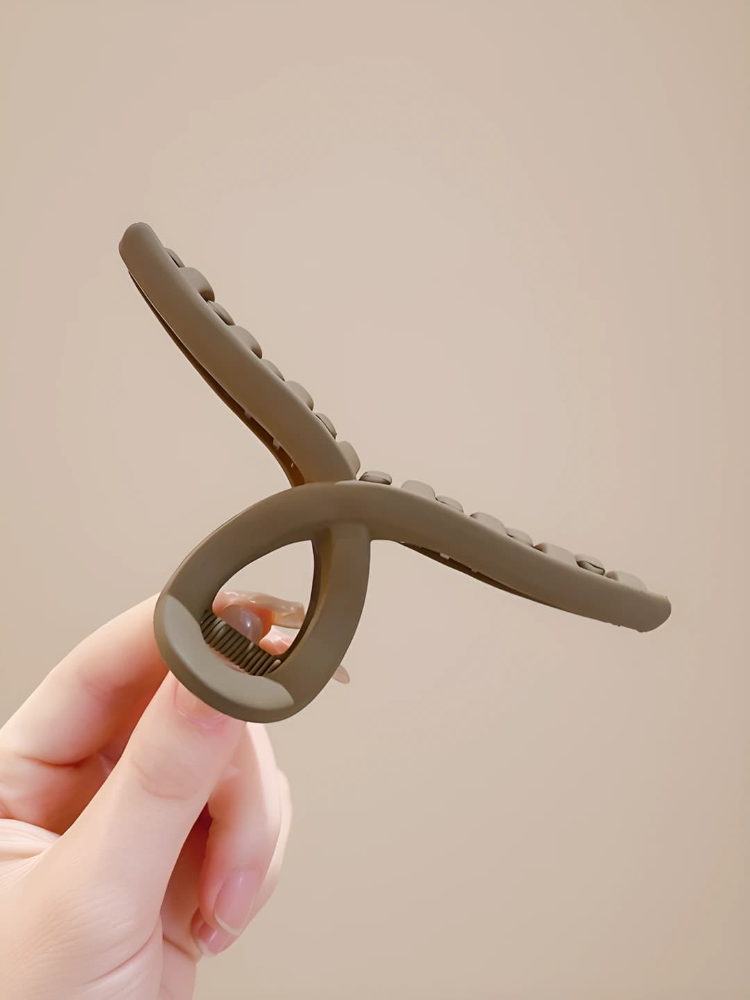 13# Khaki Y-shaped clip 11cm