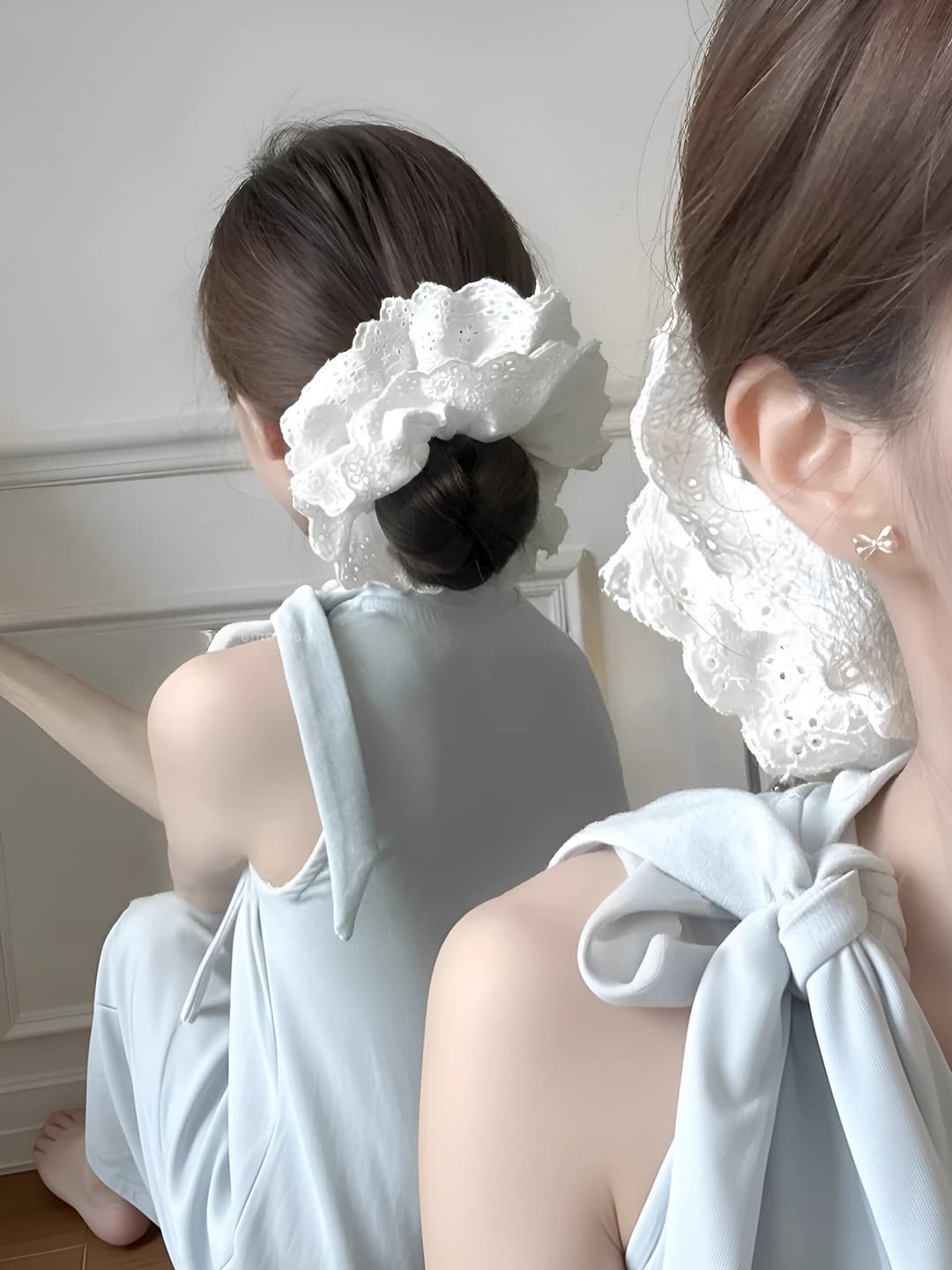 White lace, 4 layers