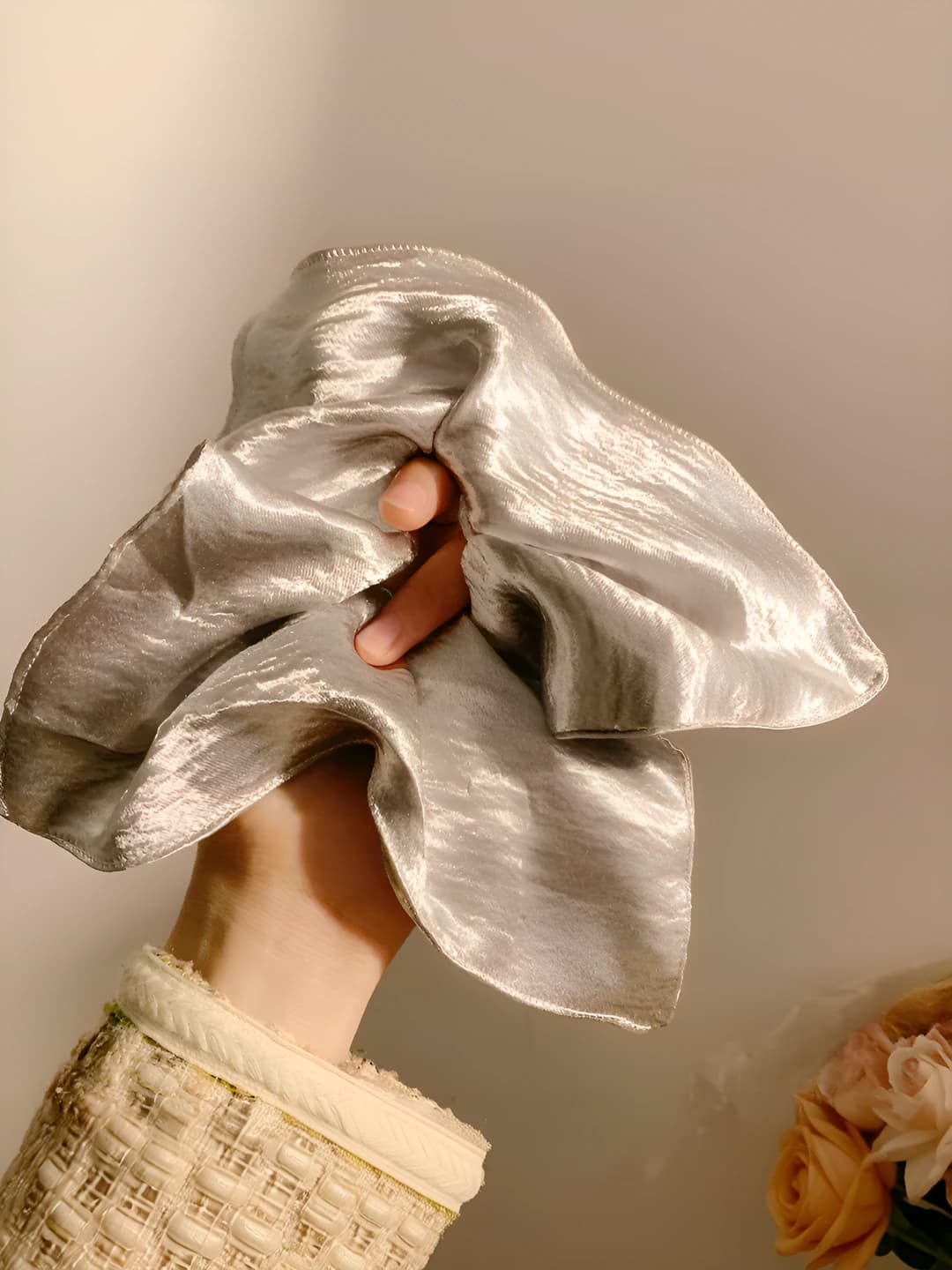 Silver-purple iridescent 22 cm