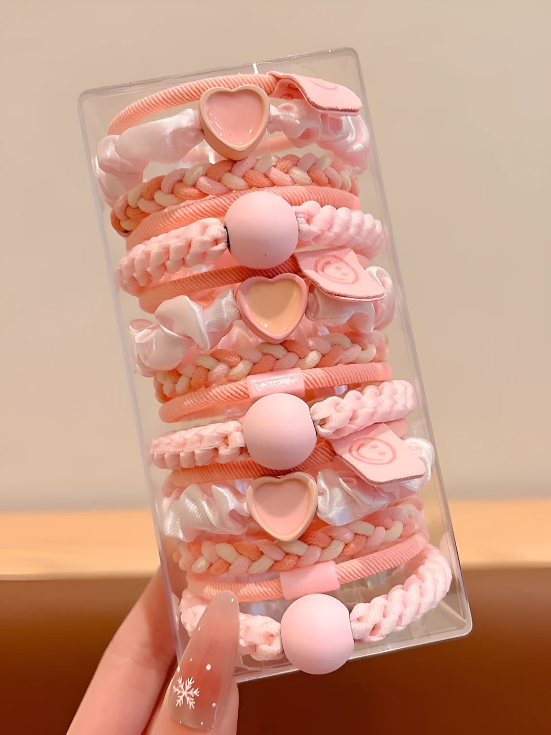 2# [Free box] Pink 15 pcs