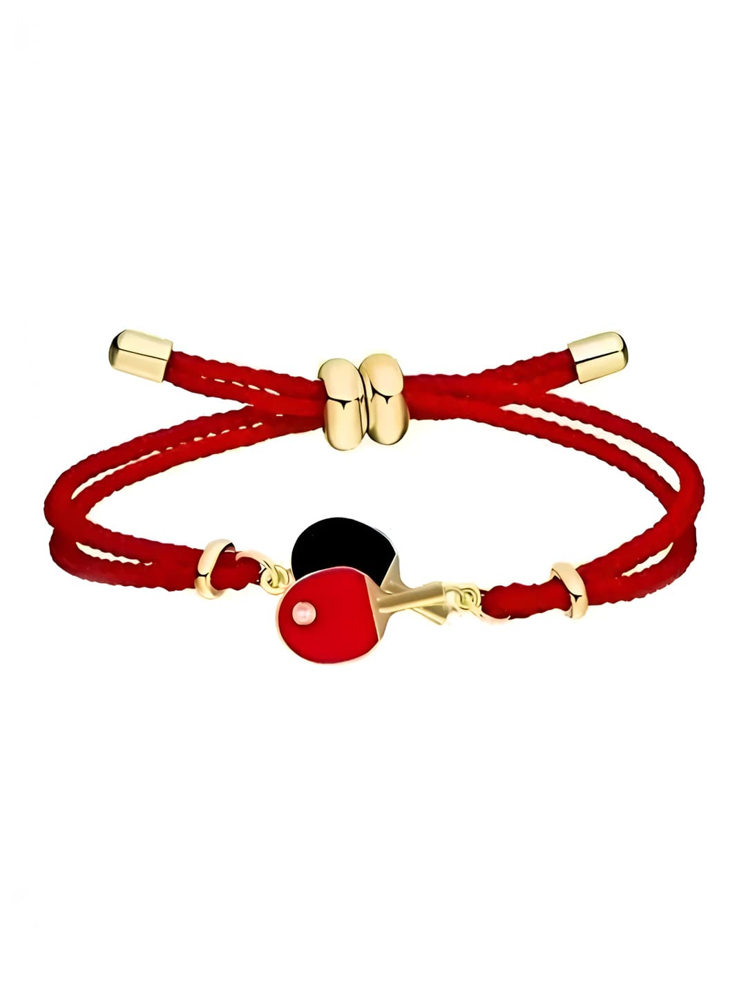 Women's handmade zinc alloy bracelet with geometric design and musical notes in a sport style