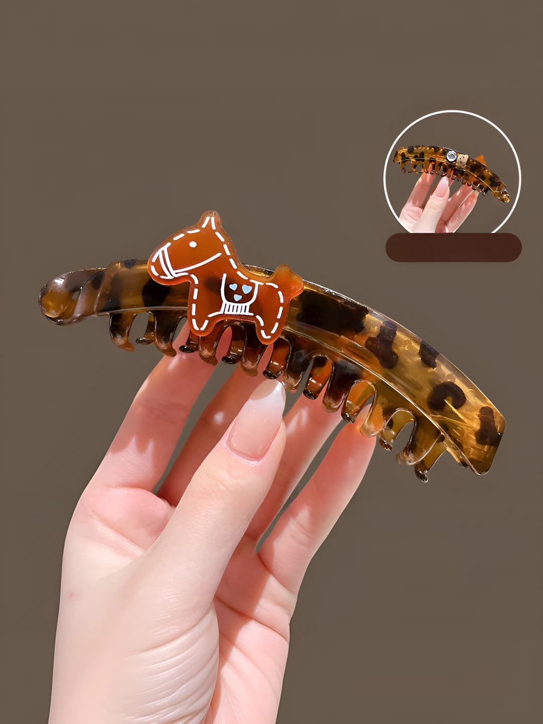 AB tomoni kofe rangli leopard otlar banan qisqichbaqa ~13 sm