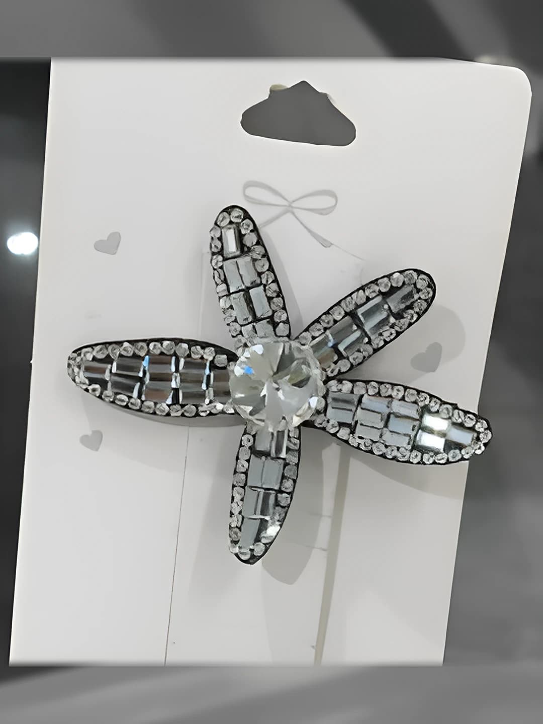 1# White starfish, 6.5 cm