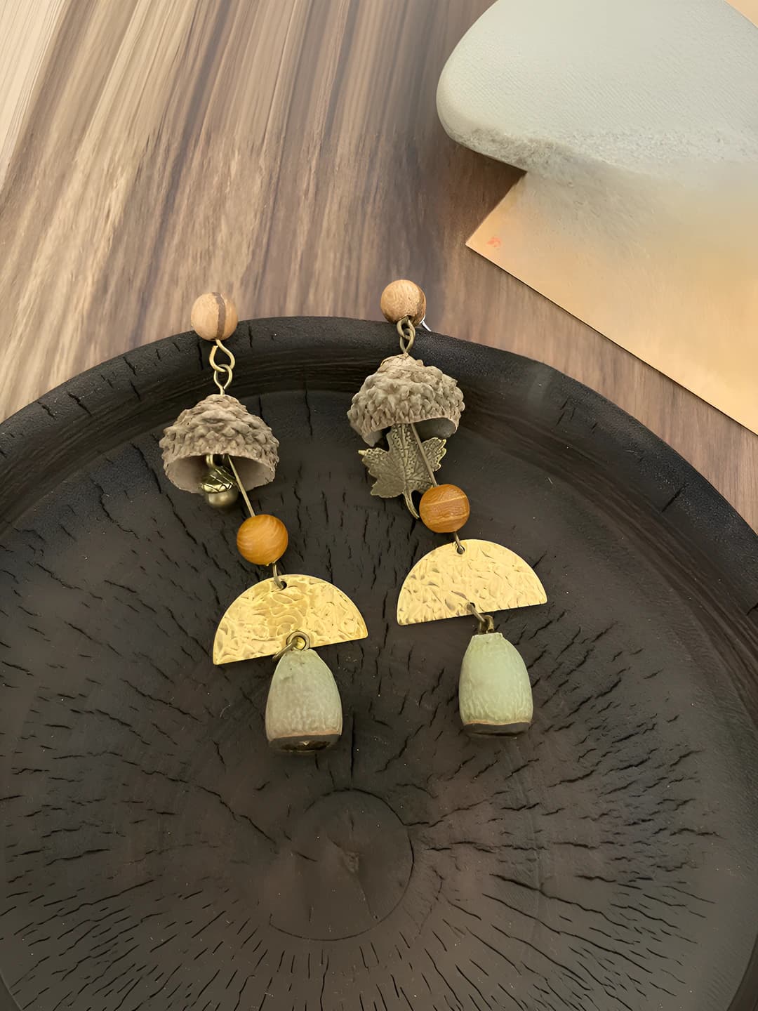 Серебряный штифт - Золотой - Кофейный