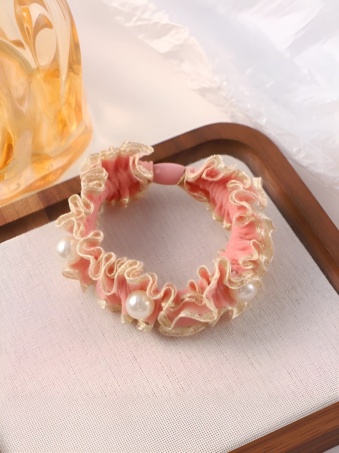 Pushti, oltin chet, 7cm, mato