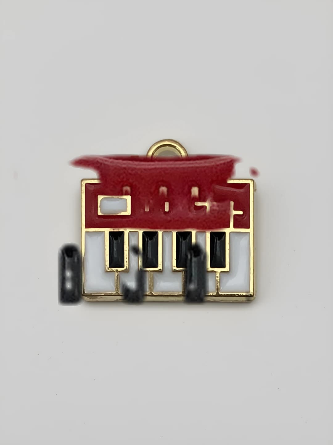 1 dona qizil fortepiano 13x15mm