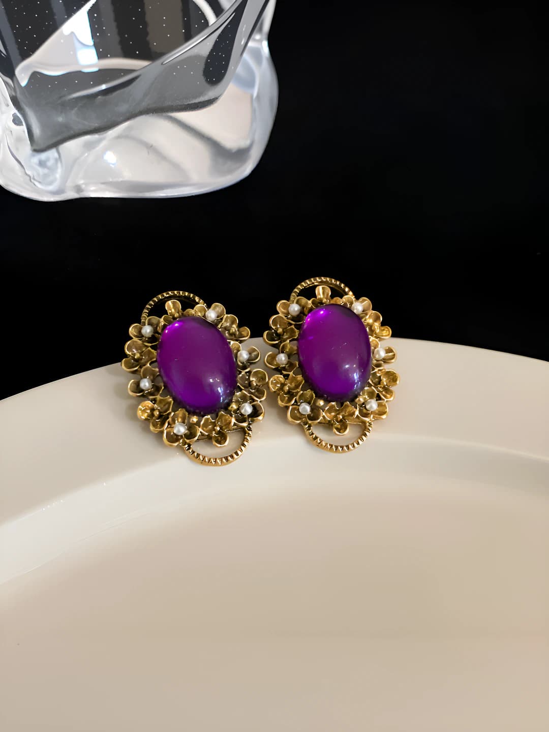 12# Silver Pin - Purple